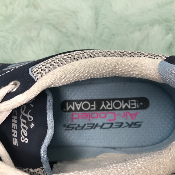 SALE! SKECHERS Sport D’lites Blue Sneaker Size 9.5 - Picture 6 of 8